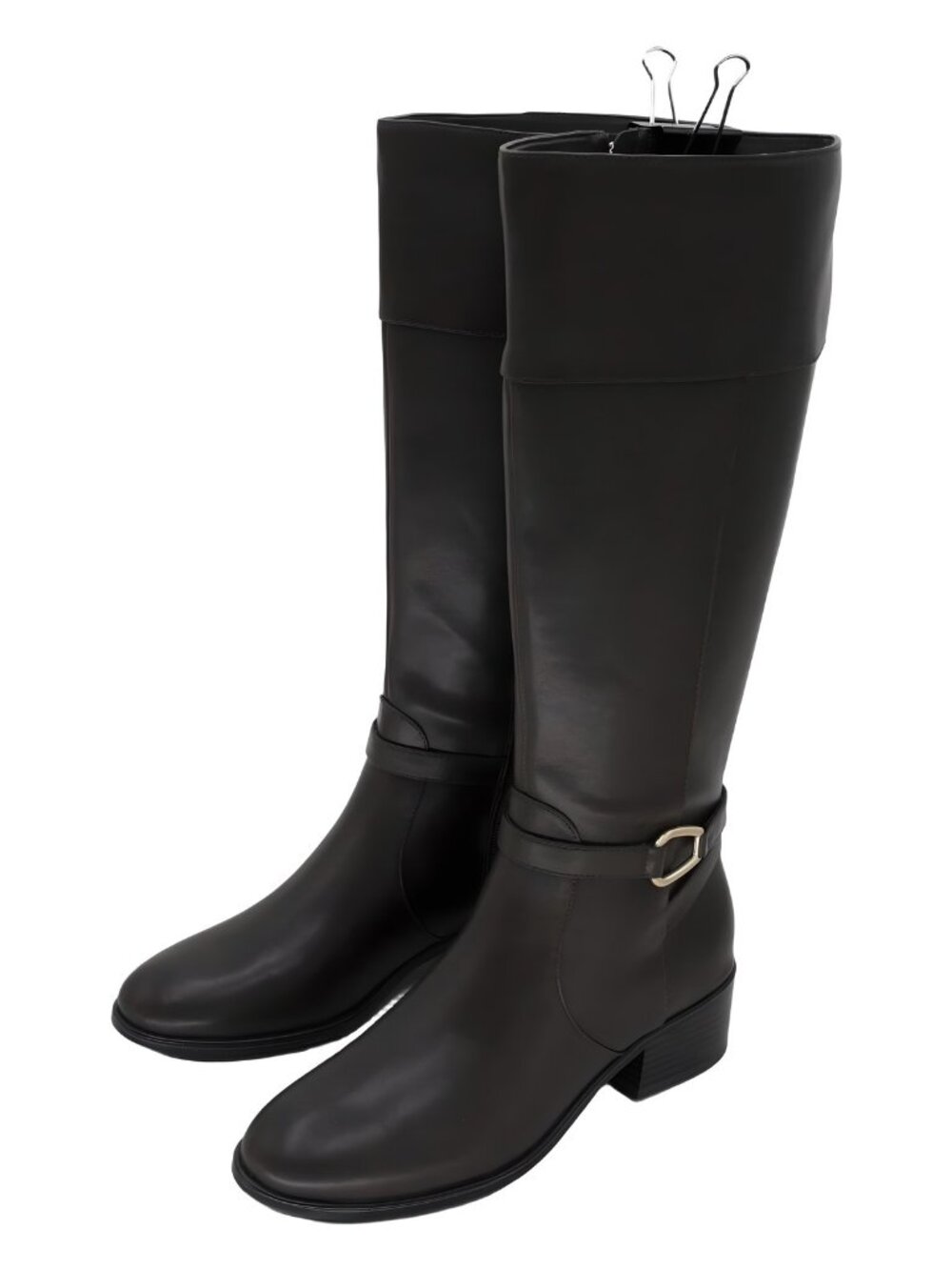 Bandolino Womens Dennie Dark Brown Tall Riding Boots Wide Calf Size 9.5M - Picture 2 of 6